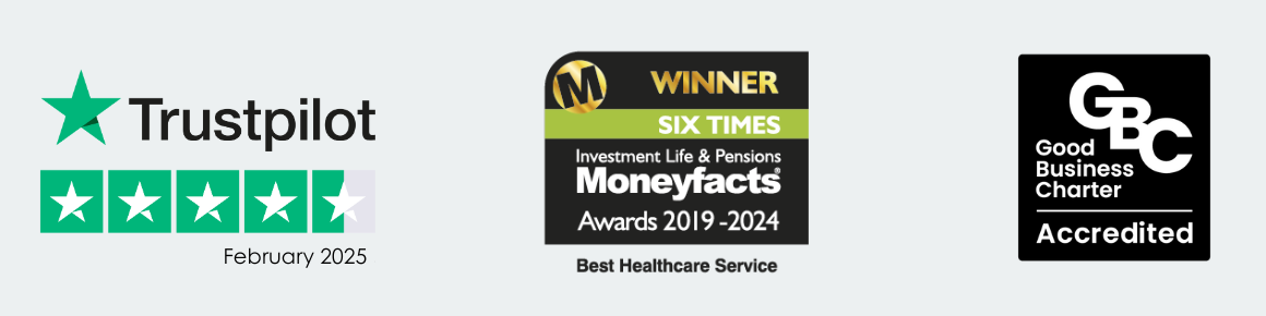 Awards nominated to Benenden Healthcare for Business