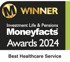 Moneyfacts Winner 5 times for best healthcare service