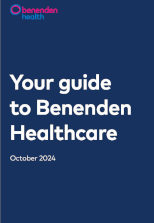 A screenshot of 'Your guide to Benenden Healthcare'